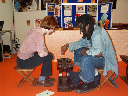 Virginie Catala playing Lasana Richards