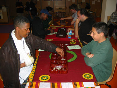 Fernando Tavares playing Pol Marzougoug in Seniors Tournament