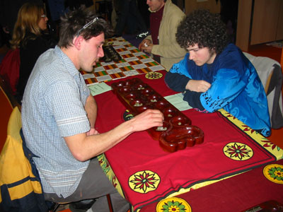 Toby Thwaites playing Martin Baudry in Seniors Tournament