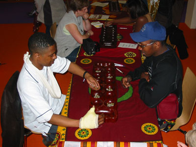 Fernando Tavares playing Totty Mendes in Seniors Tournament