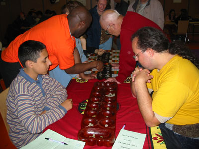 Viktor Bautista playing Pol Marzougoug in Senior Tournament