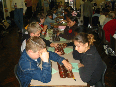 Players from Grazebrooke & British School in the Netherlands Clash