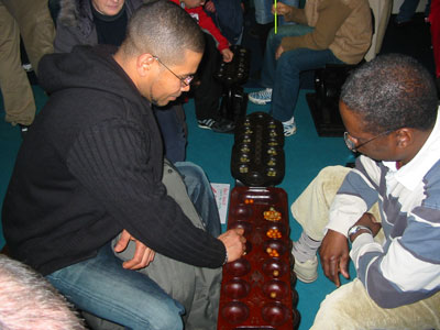 Two former champions playing Yao Djaha and Danildo De Cunha