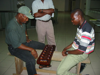 Trevor Simon playing Ibrahim Abubakar