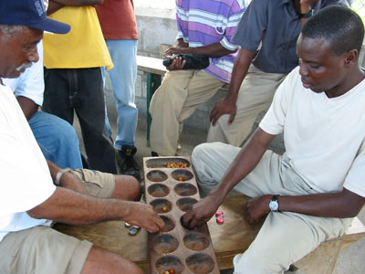 Ibrahim playing at Taxi rank