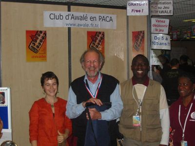 Jean receiving his medal