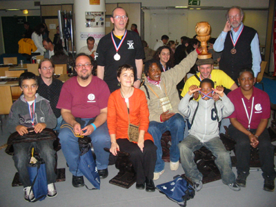 Group picture of Oware Tournament players