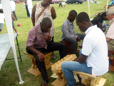 Seth Bonti playing Benjin Kpelgo