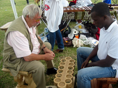 George Doughty playing Benjin Kpelgo