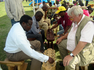 Ibrahim Abubakar playing George Doughty